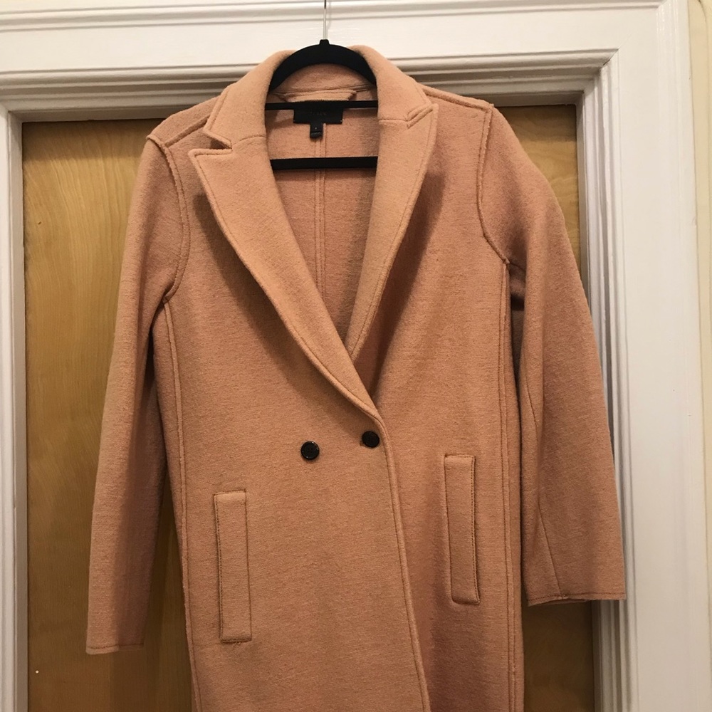 J.Crew Daphne Topcoat in Boiled Wool